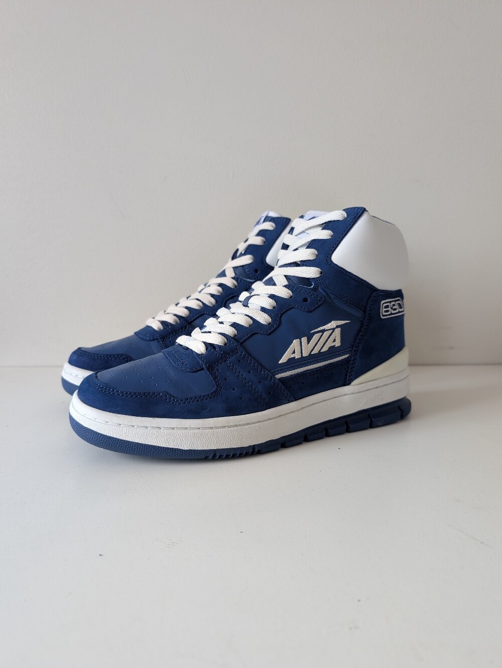 Avia 830 Navy/White Hi Basketball Sneakers/Shoes | Mens Size 8.5